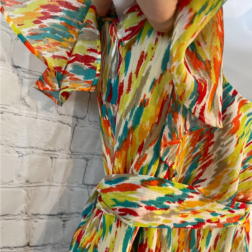 Colorful One-Shoulder Dress - Picture 5 of 8